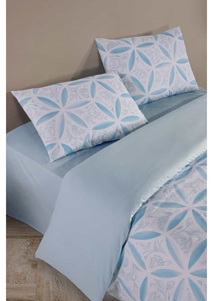 Evelya Blu %100 Pamuk Çift Kişilik Nevresim Takımı modelleri