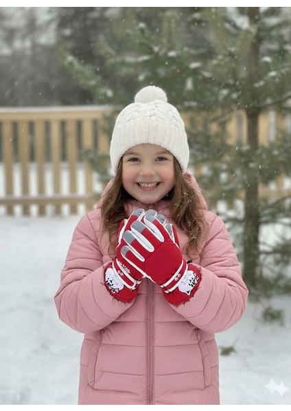 Kitti 421-12 4-7 Yaş Kar Kayak Eldiveni