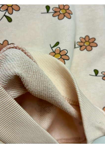 Kız Çocuk Çiçek Desenli Sweatshirt modelleri
