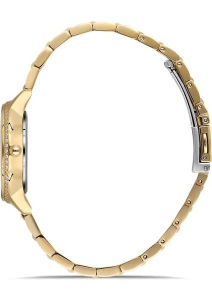 DK.1.AG1400.05 Çelik Kasa Çelik Kordon 5 Atm Suya Dayanıklı Altın Renk Kadın Kol Saati fiyatları