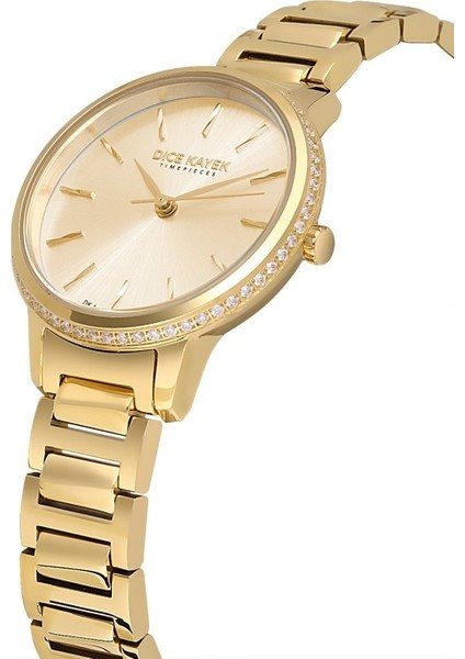 DK.1.AG1400.05 Çelik Kasa Çelik Kordon 5 Atm Suya Dayanıklı Altın Renk Kadın Kol Saati modelleri