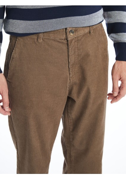 Yeni Sezon Rahat Kalıp Kadife Erkek Chino Pantolon modelleri