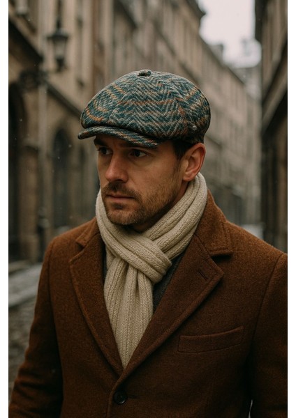 Kışlık Ingiliz Kasket Erkek Şapka