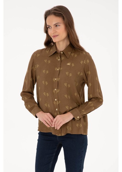 Edelle Haki Kadın Gömlek 2236999 modelleri