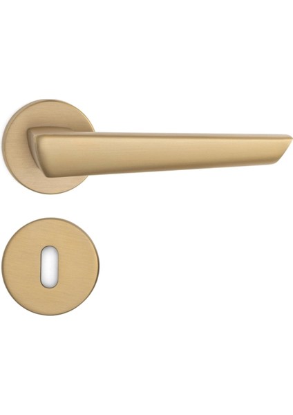 Thor Rozetli Kapı Kolu Altın Saten Renk Oda Rozetli fiyatları