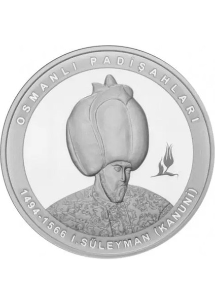 Agakulche Kanuni Sultan Süleyman Osmanlı Gümüş Sikke Coin