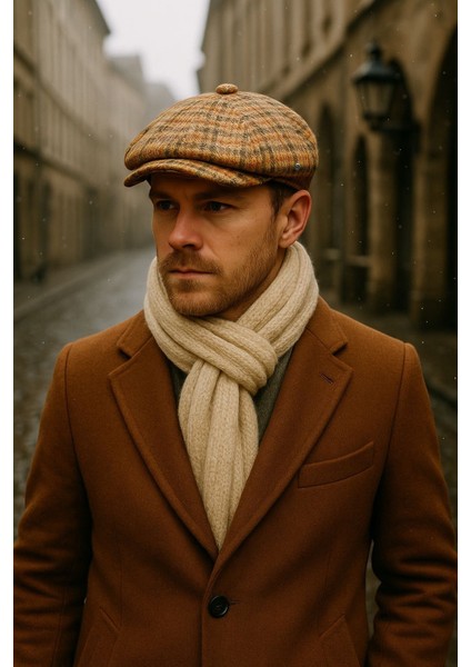 Kışlık Ingiliz Kasket Erkek Şapka