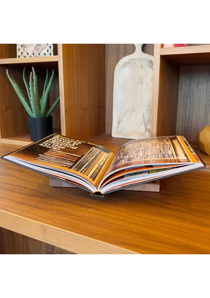 Endüstriyel Yaşam Kitap Desteği, Kitap Okuma Standı, Kitap Ayracı, Ayraç, Ceviz modelleri