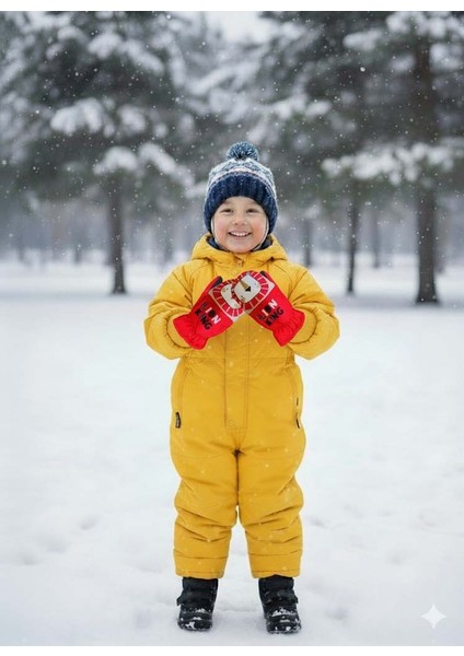 Kitti 420-14 1-3 Yaş Kar Kayak Eldiveni