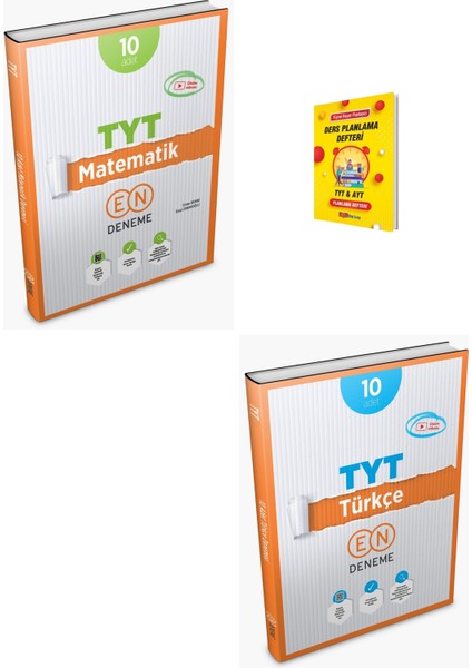 En Deneme Tyt Matematik ve Türkçe Denemeleri + Planlama Defteri