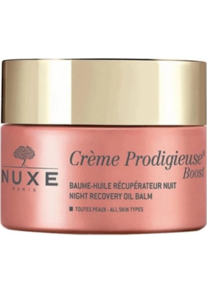 Creme Prodigieuse Baume Huile Recuperateur Nuit 50ML + Dezenfektan Hediyeli - %72 Alkol