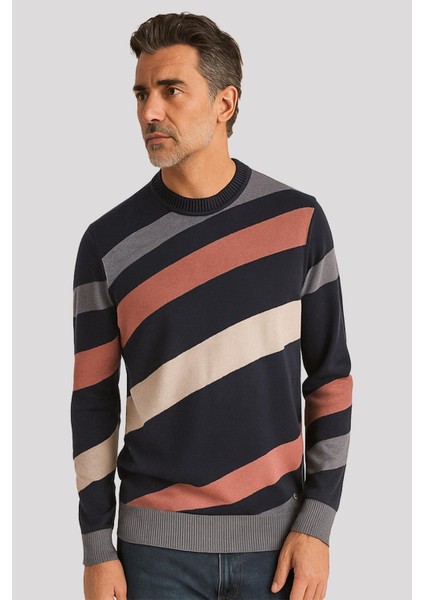 Erkek Bisiklet Yaka Triko Lacivert 3759