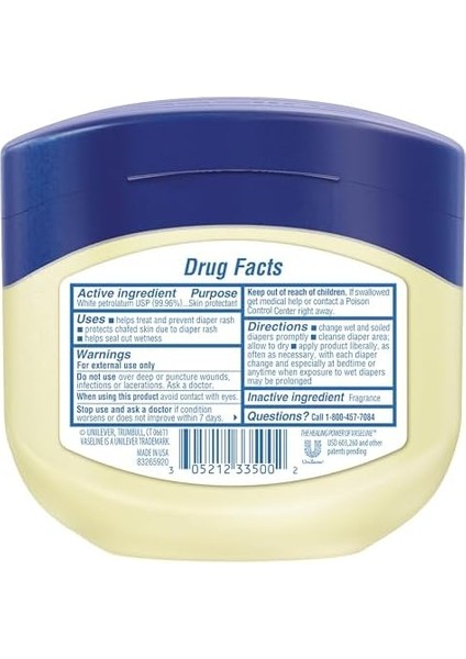 Vaseline Petroleum Jelly Original 368 G