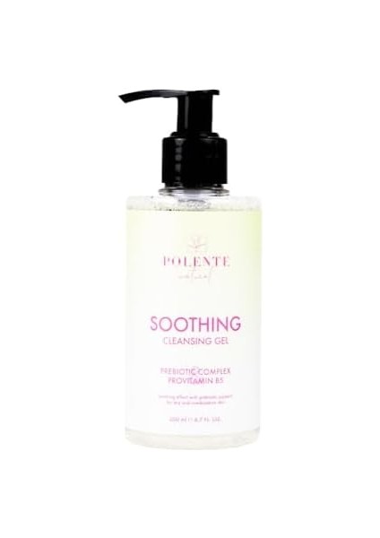 Polente Natural - Soothing Cleansing Gel - Yatıştırıcı Yüz Yıkama Jeli/kuru ve Karma Ciltler (200 Ml)