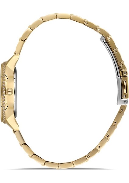 DK.1.AG1400.04 Çelik Kasa Çelik Kordon 5 Atm Suya Dayanıklı Altın Renk Kadın Kol Saati fiyatları