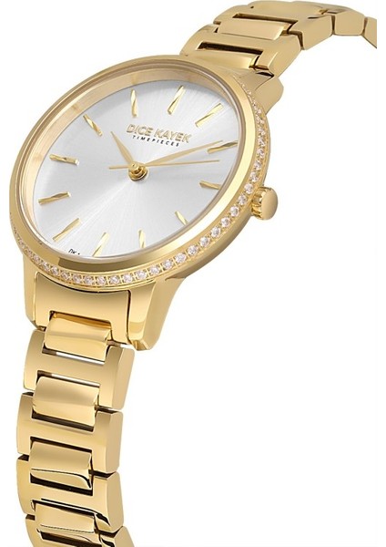 DK.1.AG1400.04 Çelik Kasa Çelik Kordon 5 Atm Suya Dayanıklı Altın Renk Kadın Kol Saati modelleri