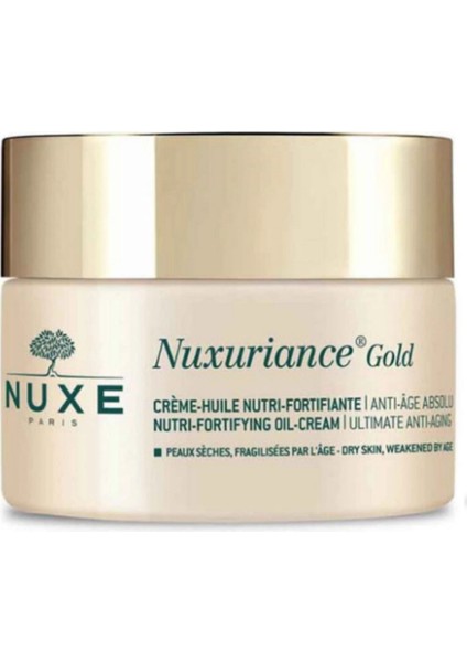 Nuxuriance Gold Nutri-Fortifying Gündüz Kremi 50 ml + Dezenfektan Hediyeli - %72 Alkol