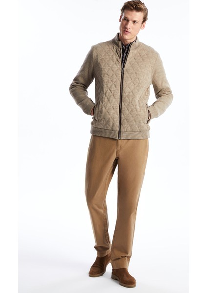 Yeni Sezon Standart Kalıp Dik Yaka Erkek Triko Mont fiyatları