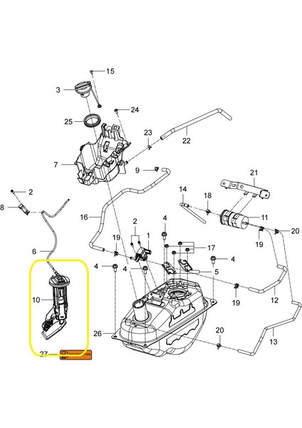 ADV125 Benzin Pompası fiyatları