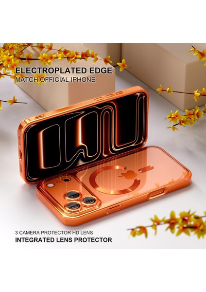 IPHONE17 Pro Max Magsafe Uyumlu Kamera Korumalı Ince Esnek Kılıf Darbeye Dayanıklı Arkası Şeffaf fırsatları