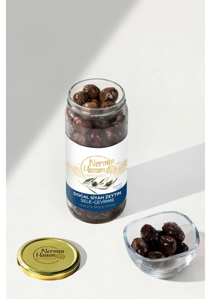 Edremit Siyah Sele (Çevirme) Zeytin (300 Gr)