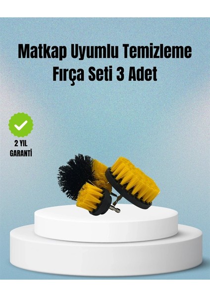 Matkap Uyumlu Temizlik Fırçası – Kablolu ve Akülü Matkaplarla Kullanılabilir