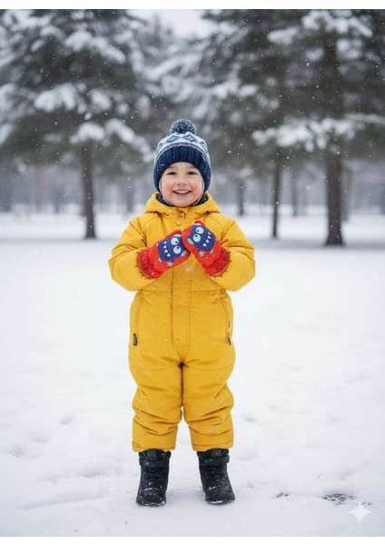 Kitti 420-15 1-3 Yaş Kar Kayak Eldiveni