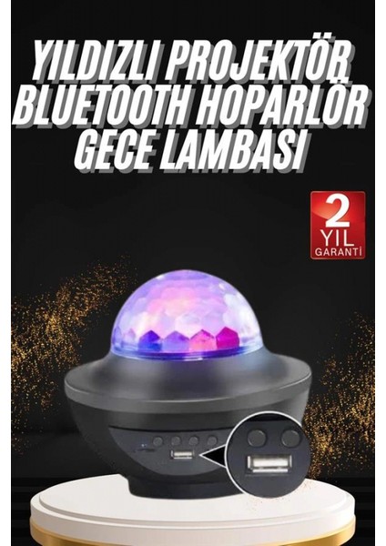 Dönen Işıklı Disko Topu Projektör Müzik Çalarlı Disco Speaker fiyatları