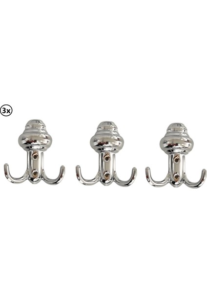 Sarıklı Askı Krom x 3 Adet