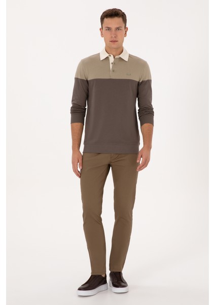 Erkek Haki Pantolon (Kanvas-Chino) 50316835-VR027