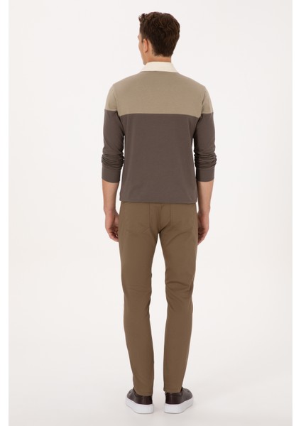 Erkek Haki Pantolon (Kanvas-Chino) 50316835-VR027 fırsatları