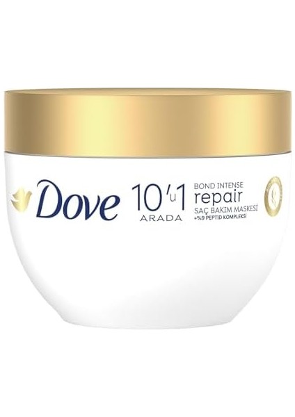 Dove 10'u 1 Arada Saç Bakım Maskesi Bond Intense Repair ve Peptid Kompleksi 265 ml fiyatları