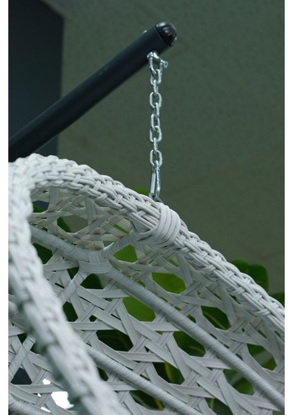 Rattan Bahçe ve Balkon Salıncağı Ø107CM 140 kg Taşıma Kapasiteli modelleri