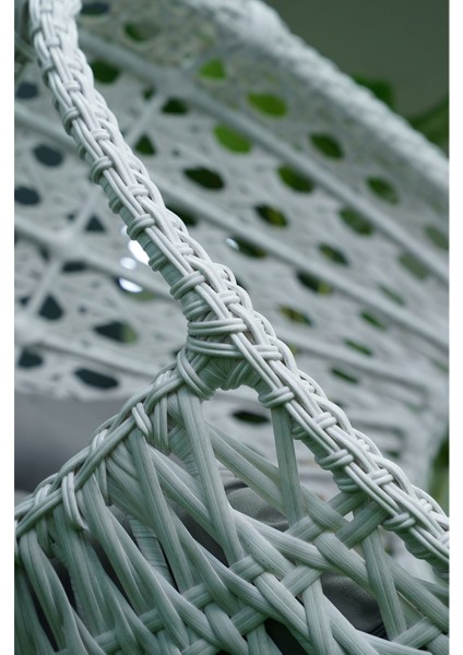 Rattan Bahçe ve Balkon Salıncağı Ø107CM 140 kg Taşıma Kapasiteli fırsatları