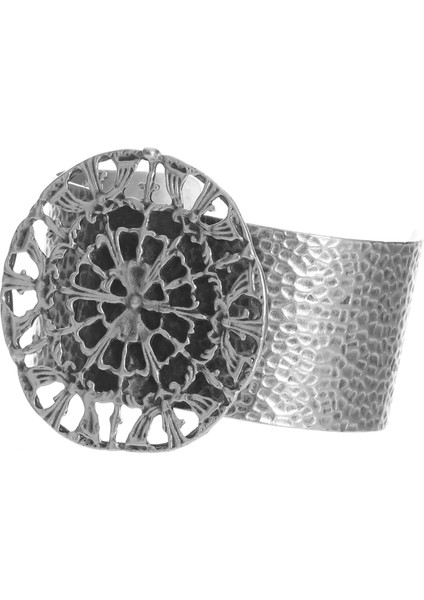 Kadın Antik Gümüş Kaplama Ayarlanabilir Geniş Band Örümcek Ağı Figürlü Bileklik indirimleri