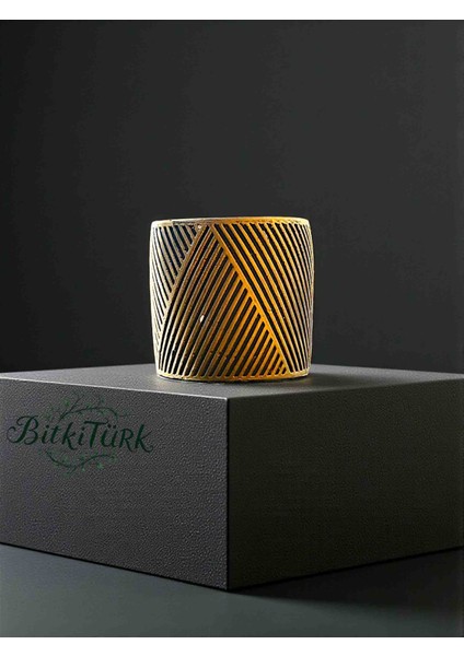 Desenli Beton Saksı_ Bitkitürk El Tasarımı fiyatları