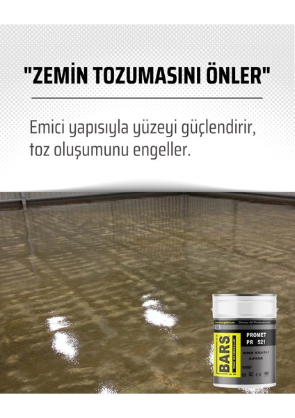 Promet Pr 521 – Metakrilat Esaslı Yüksek Tutunma Gücüne Sahip Şeffaf Astar -Hibrit Metakrilat Esaslı modelleri