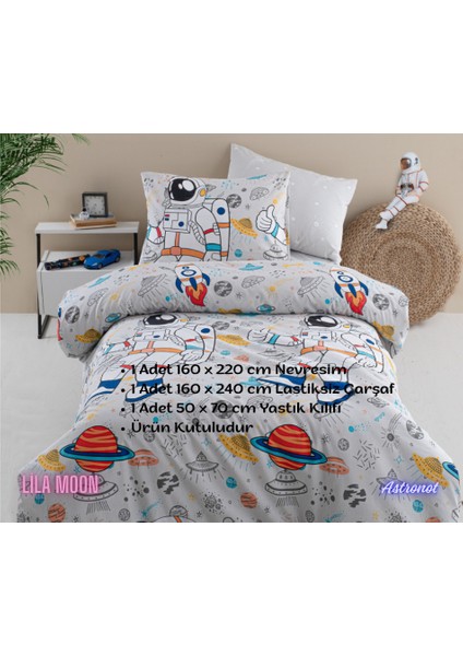 Ranforce Light (Astronot) Tek Kişilik Nevresim Takımı fiyatları