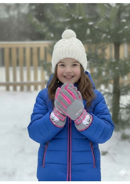 Kitti 421-12 4-7 Yaş Kar Kayak Eldiveni