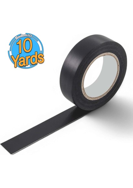 Elektrikçi Bandı Siyah Izole Elektirik Bant Elektrik Bandı Pvc 9 Metre 19 mm 10 Adet fırsatları