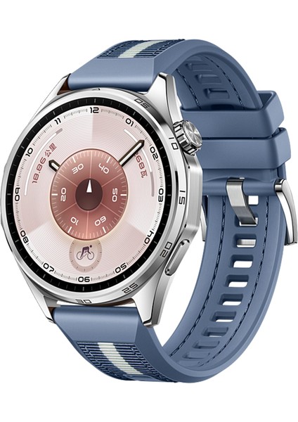 Huawei Watch Gt6 Pro/gt6/gt5 Pro/gt4/gt3 Pro/gt3 46MM Uyumlu 22MM Dokuma Silikon Kordon Kayış