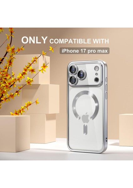 IPHONE17 Pro Max Magsafe Uyumlu Kamera Korumalı Ince Esnek Kılıf Darbeye Dayanıklı Arkası Şeffaf modelleri