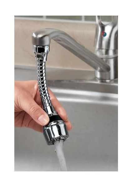 Oynar Başlıklı 2 Fonksiyonlu Esnek Ayarlanabilir Batarya Ucu Musluk Başlığı Krom Plastik modelleri
