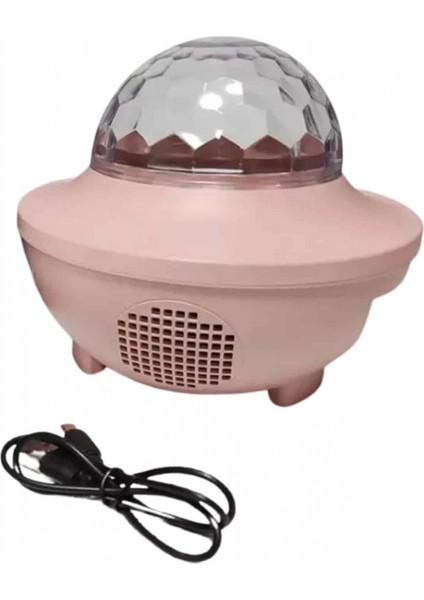 Çok Renkli Projektör Lamba Disko Topu Gece Lambası Kablosuz indirimleri