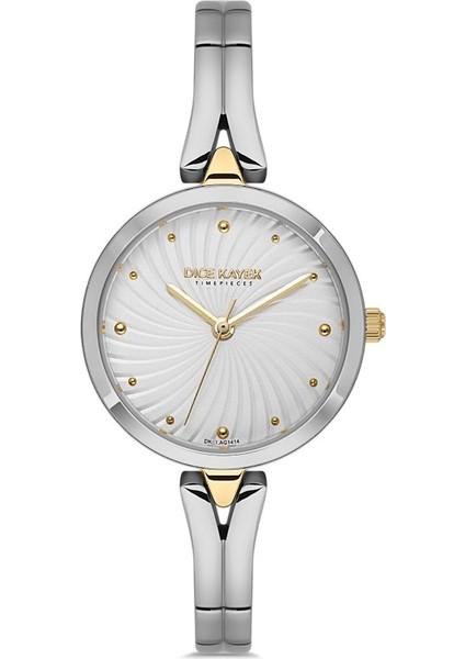 DK.1.AG1414.03 Minimal Tasarım 5 Atm Suya Dayanıklı Metalik Renk Kadın Kol Saati