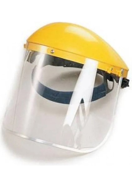 Tırpan Maskesi, Yüz Siperi - Şeffaf Camlı, Göz ve Alın Korumalı ( Lisinya )