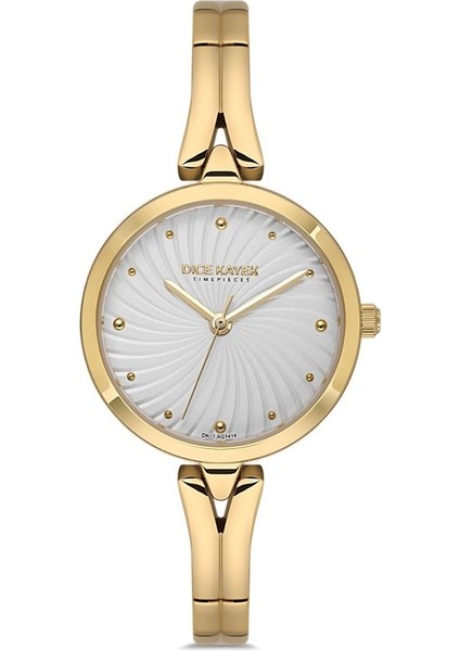 DK.1.AG1414.05 Minimal Tasarım 5 Atm Suya Dayanıklı Altın Renk Kadın Kol Saati