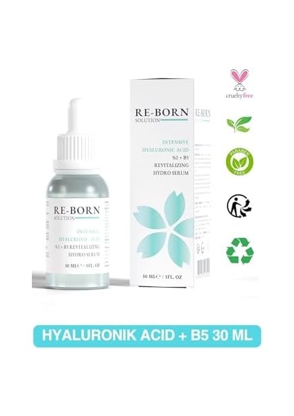 Re-Born Solution Intensive Hyaluronic Acid%2 + B5 Revitalizing Hydro Serum, 30 ml fiyatları