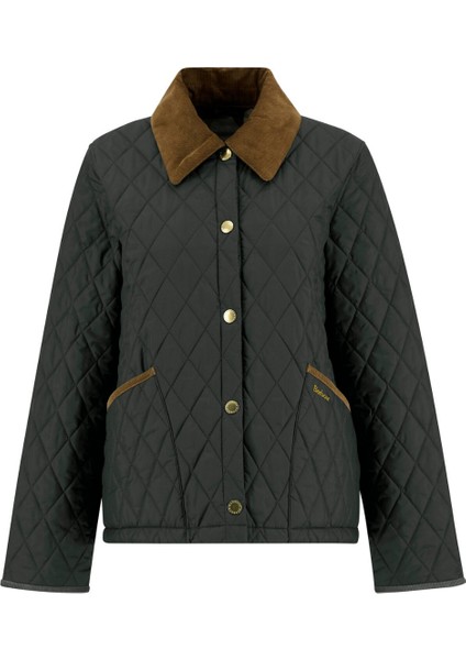 Icons Cropped Liddesdale Kapitone Ceket OL71 Sage fiyatları