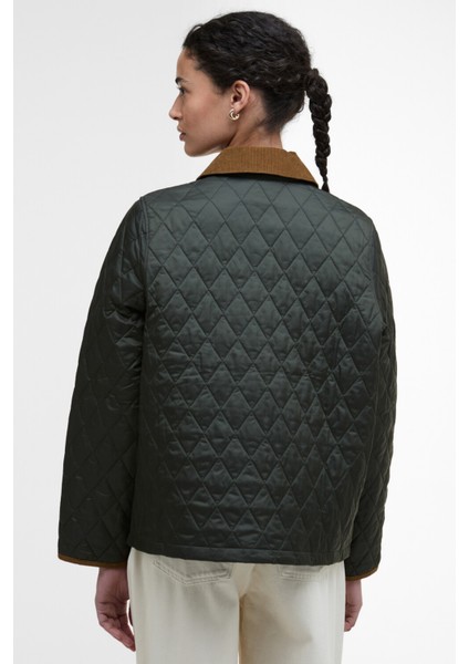 Icons Cropped Liddesdale Kapitone Ceket OL71 Sage fırsatları